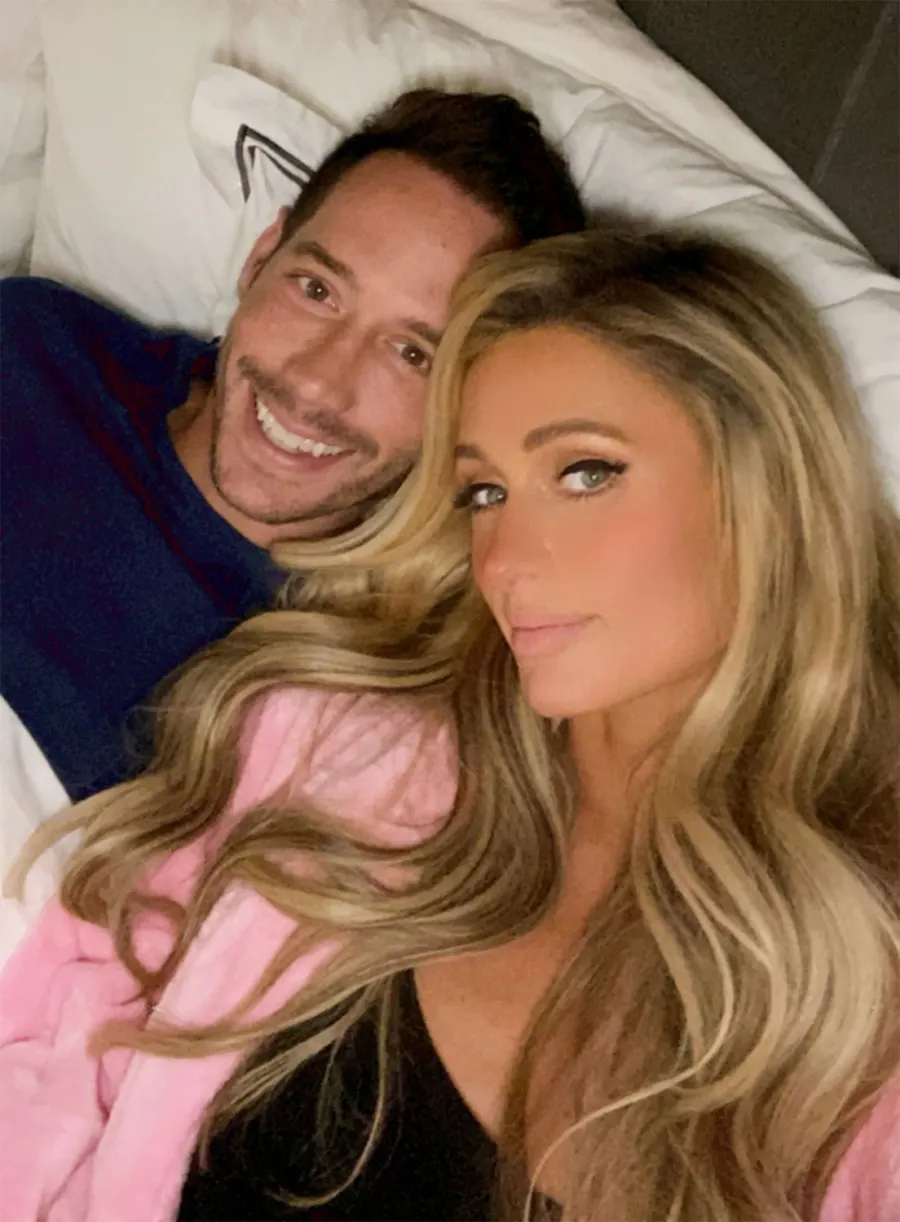 Paris Hilton and Carter Reum