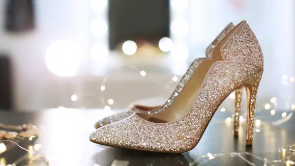 sparkly heels