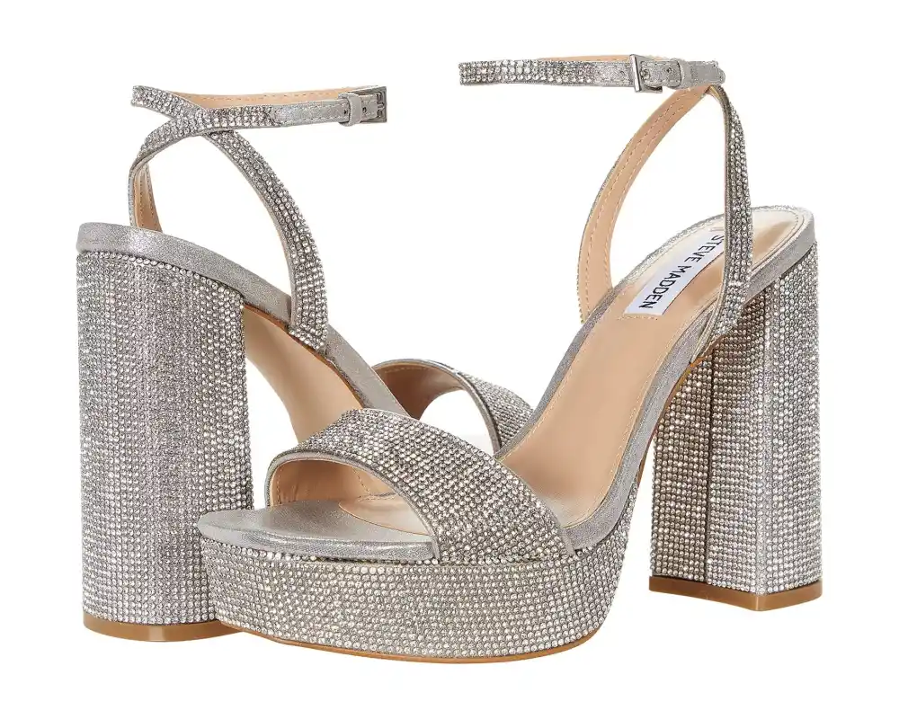 Steve Madden rhinestone heels