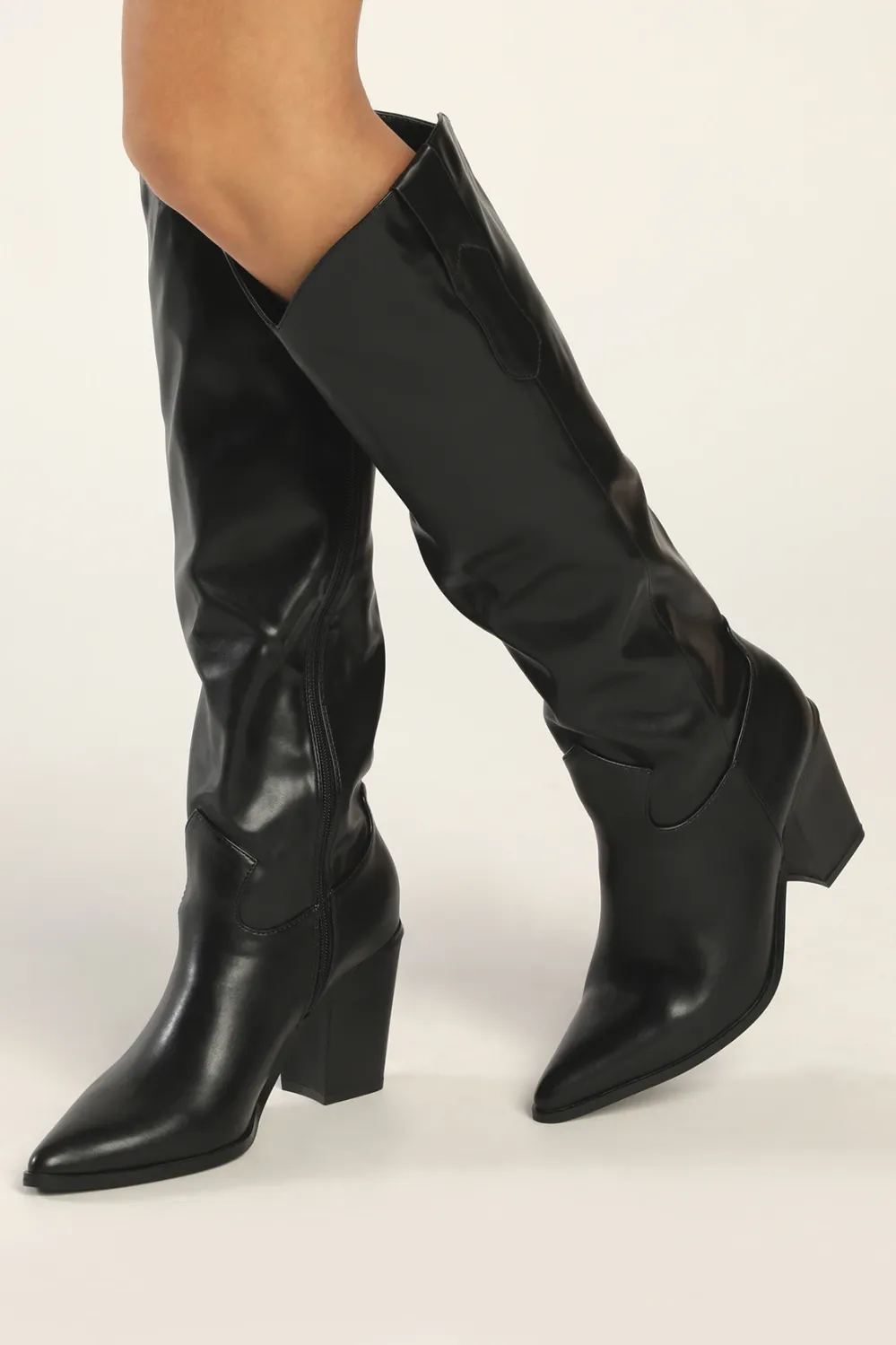 tall black boots