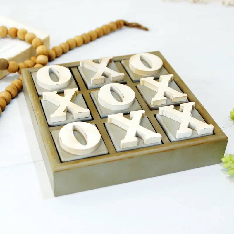 tic tac toe letter box