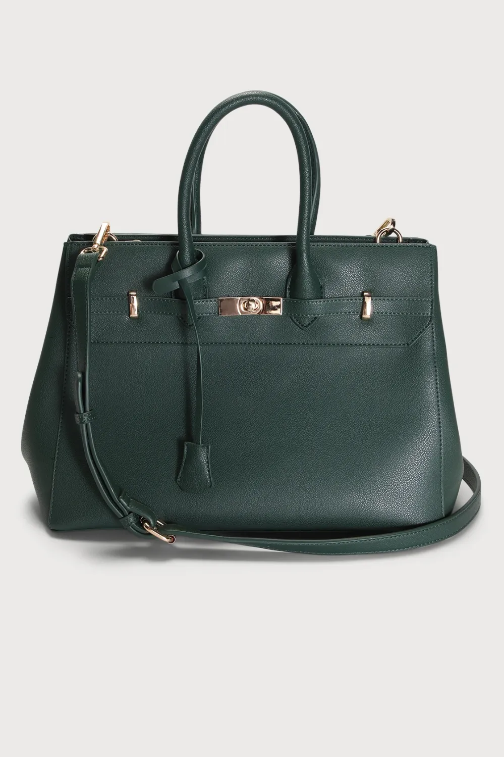dark green tote
