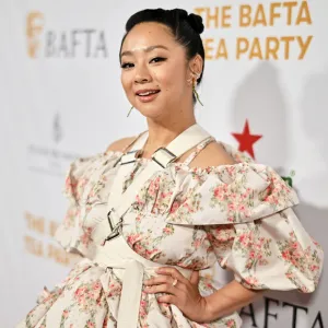 5 Things to Know About 'Everything Everywhere All at Once' Star Stephanie Hsu floral dress