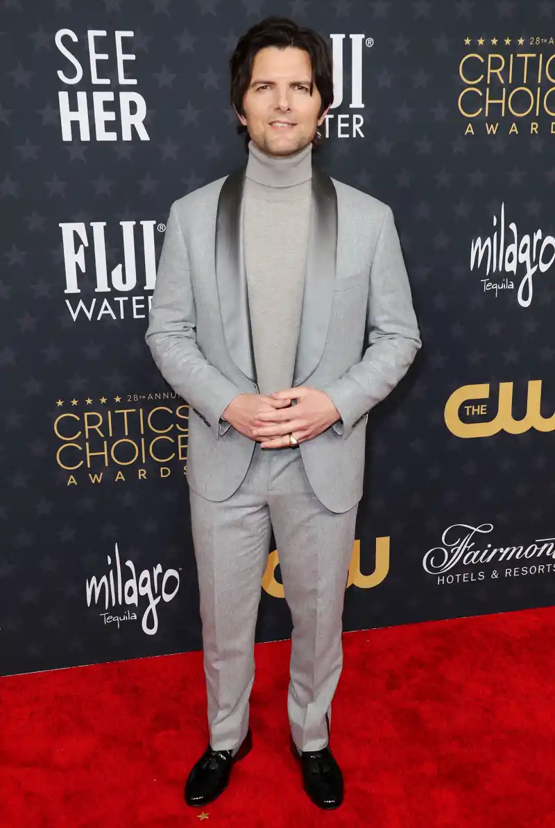 Adam Scott Red Carpet Critics' Choice Awards 2023