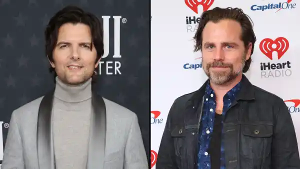 Adam Scott Reveals Alleged Snug From 'Boy Meets World' Star Ryder Strong Haunted Him for '29 Years' grey turtleneck