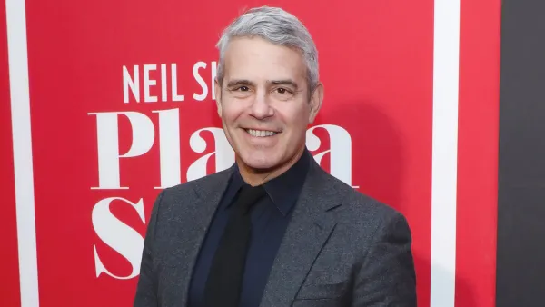 Andy Cohen Shuts Down Report ‘RHONY: Legacy’ Plans Have Been Scrapped blue shirt