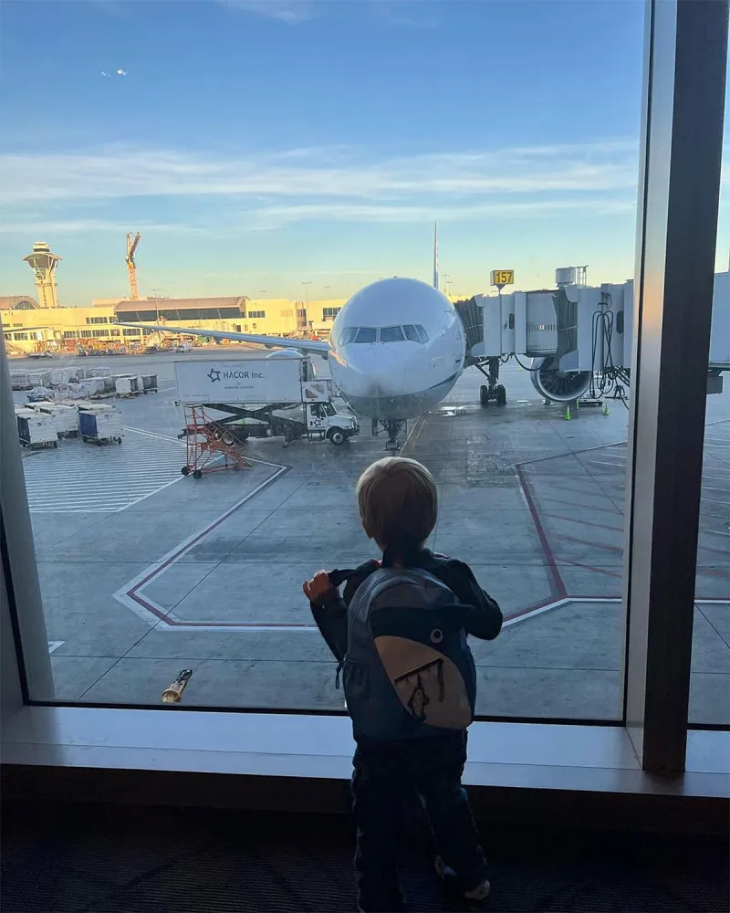 Ant Anstead Shares Glimpse of Son Hudson 1st Visit to the UK 5