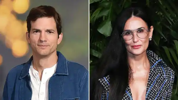 Ashton Kutcher Reflects on Ex-Wife Demi Moore's 'Painful' Miscarriage: 'Everyone Deals With It in Different Ways' jean jacket