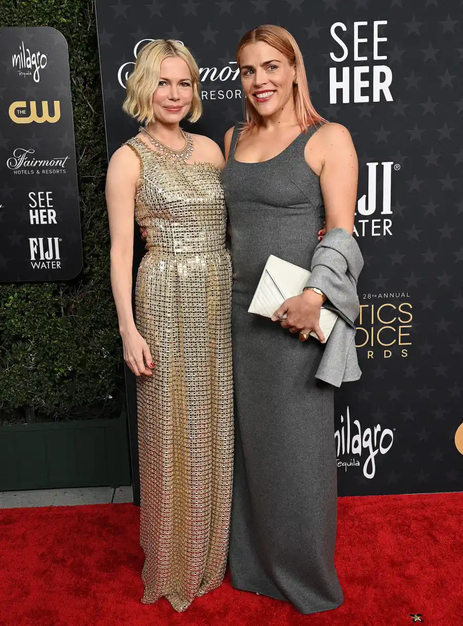 BFF Goals! Michelle and Busy Have Girls’ Night at Critics’ Choice Awards Red Carpet Critics Choice Awards 2023