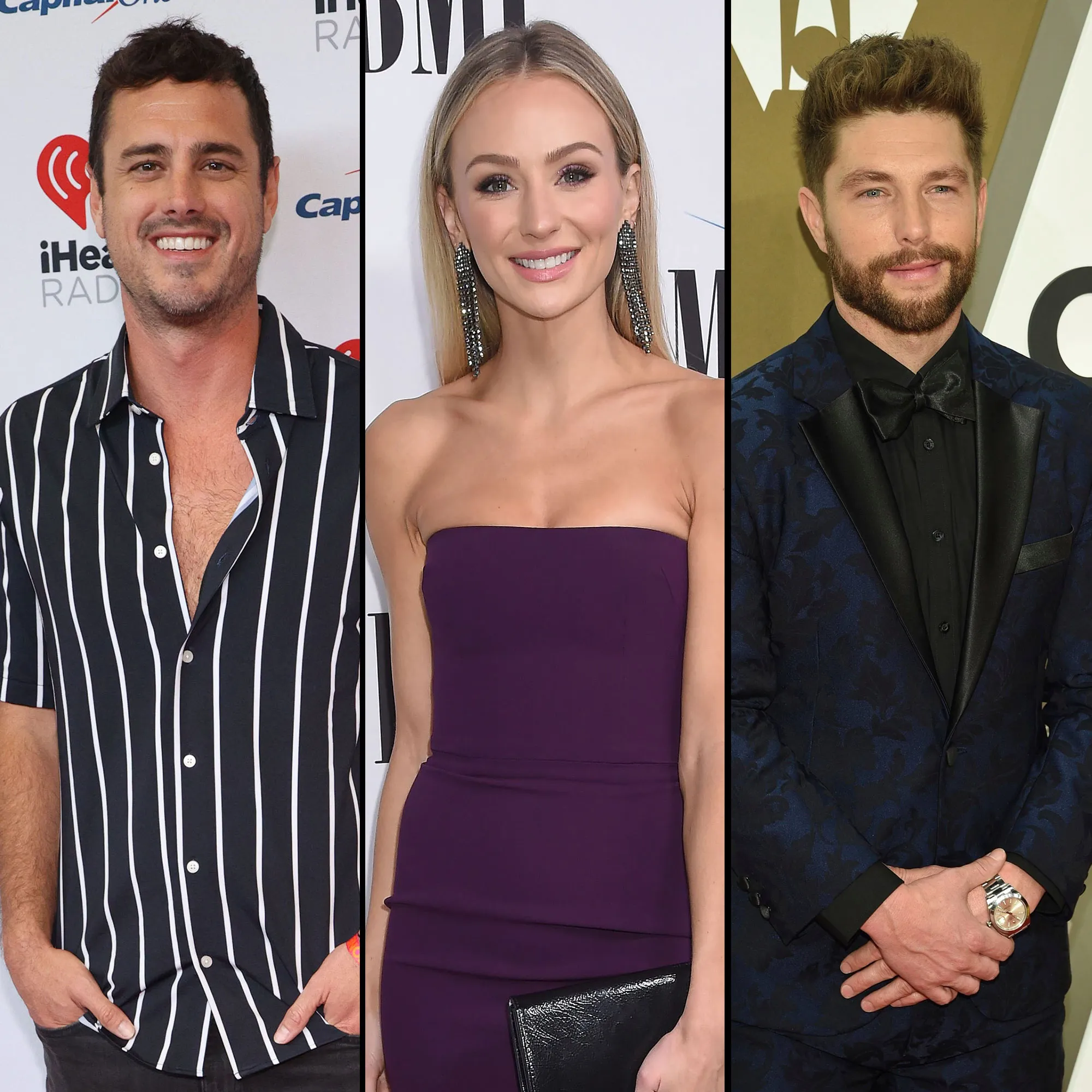 Ben Higgins Competed in a Golf Tournament With Ex-Fiancee Lauren Bushnell's Husband Chris Lane: 'We're All Adults' purple dress