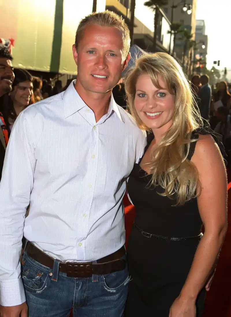 Candace Cameron Bure and Valeri Bure's Relationship Timeline 2008 button t shirt