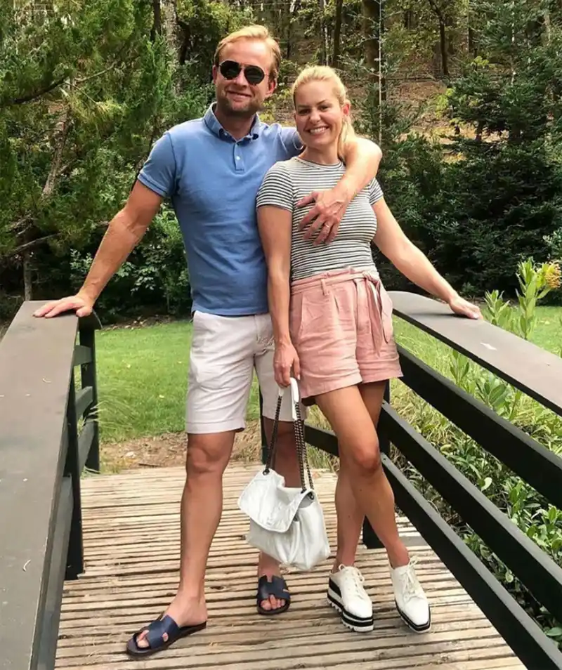 Candace Cameron Bure and Valeri Bure's Relationship Timeline striped t shirt