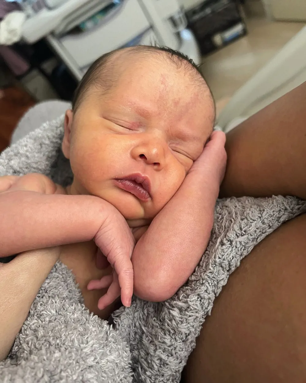 Chrissy Teigen Shares 1st Solo Photo of Her and John Legend's Newborn Daughter Esti- &lsquo;Out Here Lookin Like a Baby&rsquo; - 344