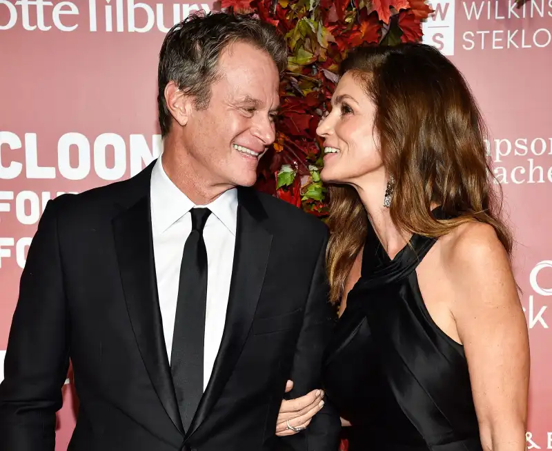 Cindy Crawford and Rande Gerber’s Relationship Timeline black dress