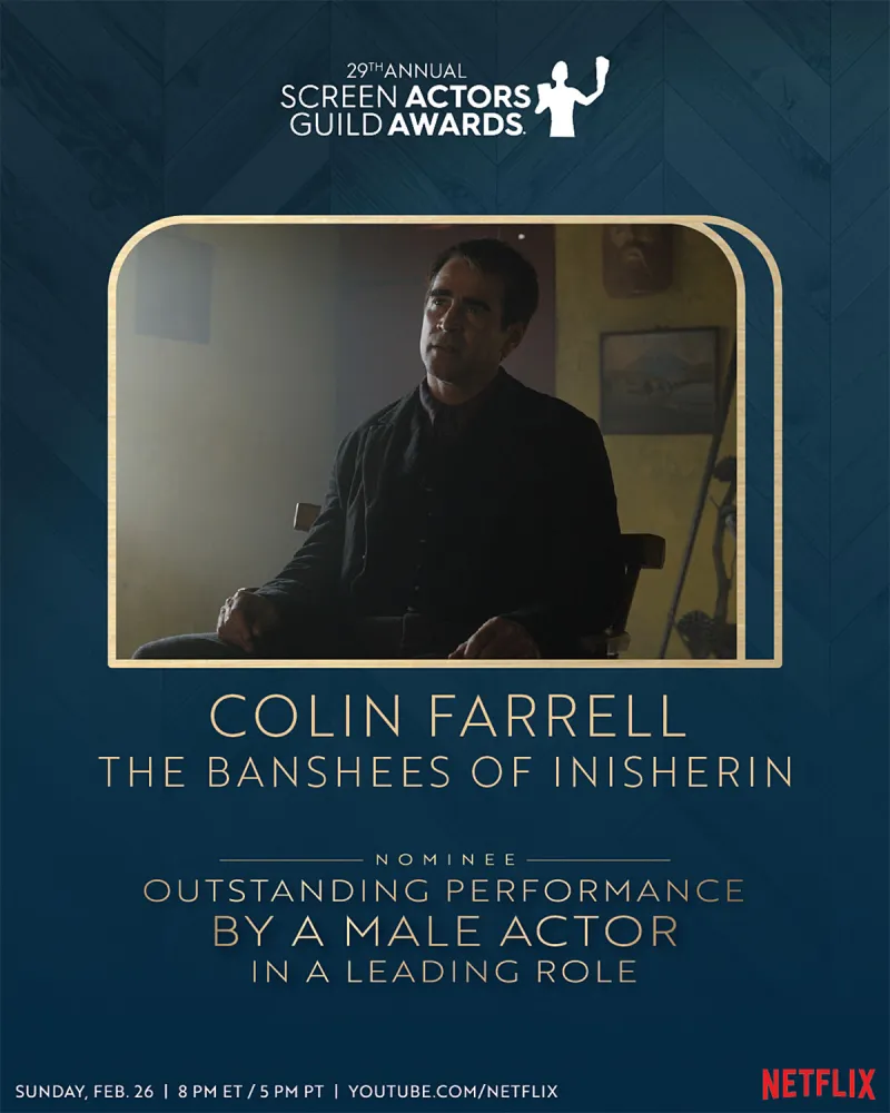 Colin Farrell SAG Awards 2023 Nominations