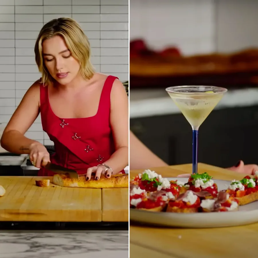 Cooking With Flo Florence Pugh Garlic Crostini