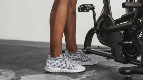 Cool Grey Knit Runner