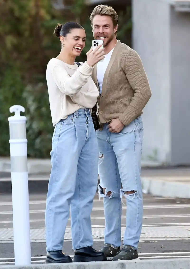 Derek Hough and his fiancé Haley Erbert