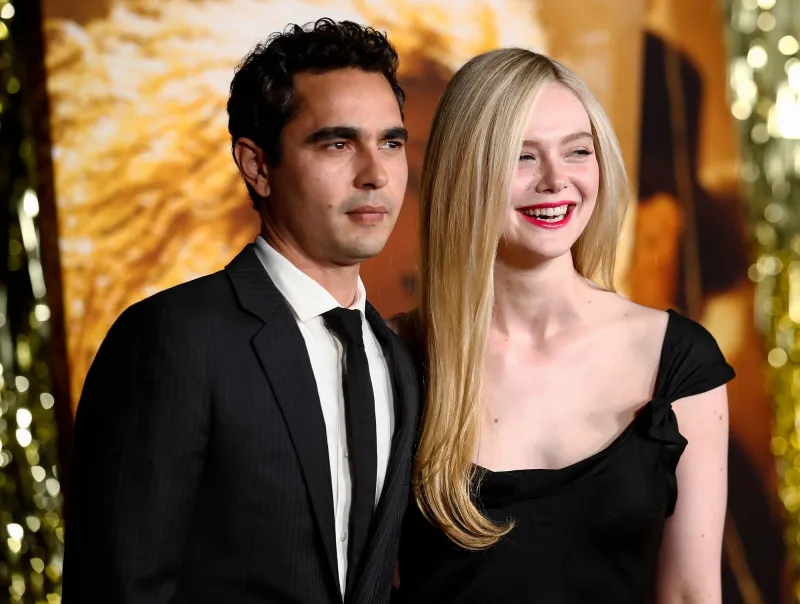 Elle Fanning and Max Minghella Have Been 'Serious' for a While, Age Difference 'Isn't an Issue': 'They're Super Solid' red lip