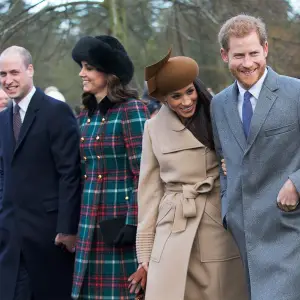 Everything Prince Harry Has Said About Reconciling With Royal Family- ‘Forgiveness Is 100 Percent a Possibility’ - 891 Christmas Day church service, Sandringham, Norfolk, UK - 25 Dec 2017