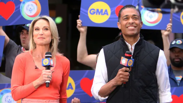 GMA3's Amy Robach and T.J. Holmes Spotted Grabbing Drinks Amid Ongoing Suspension warm vest
