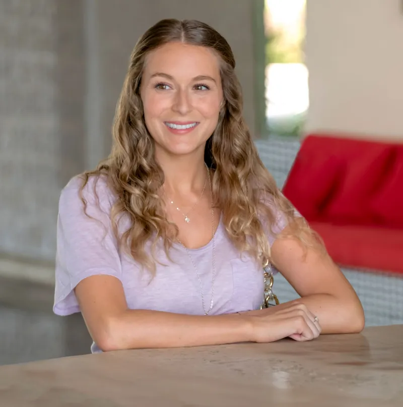 Hallmark Channel Announces 6 New ‘Loveuary’ Movies Starring Nikki DeLoach, Andrew Walker, Alexa PenaVega and More purple shirt