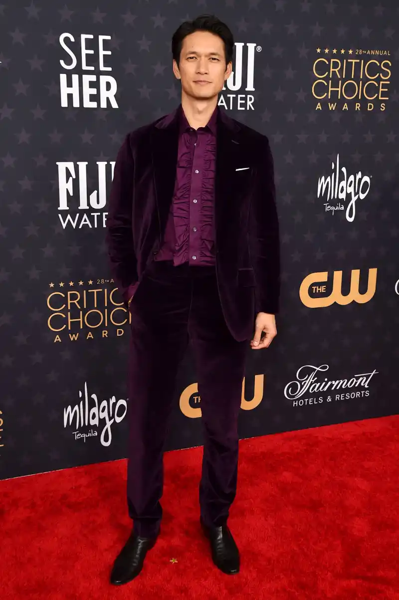 Harry Shum Jr Red Carpet Critics' Choice Awards 2023