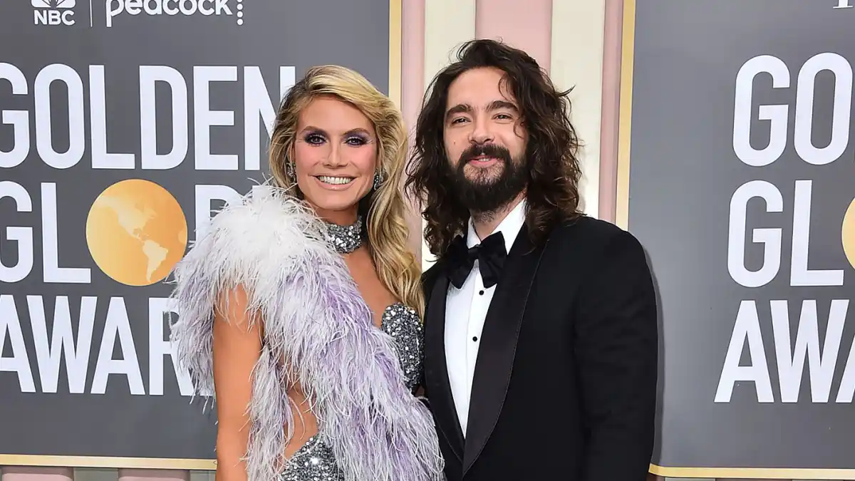 Hottest 2023 Golden Globes Couples - 950 80th Annual Golden Globe Awards - Arrivals, Beverly Hills, United States - 10 Jan 2023 Heidi Klum, left, and Tom Kaulitz