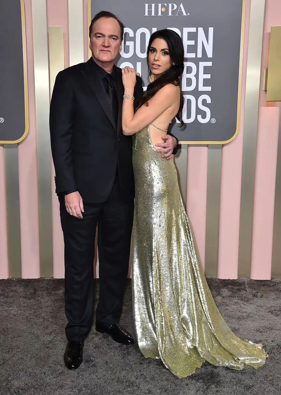 Hottest 2023 Golden Globes Couples - 965 80th Annual Golden Globe Awards - Arrivals, Beverly Hills, United States - 10 Jan 2023 Quentin Tarantino, Daniella Pick.