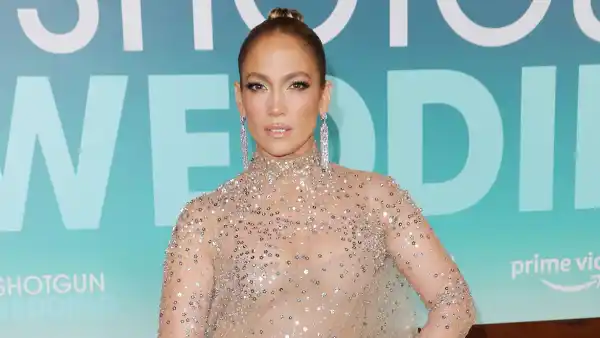 Jennifer Lopez Shotgun Wedding Premiere Valentino Sheer Dress 2