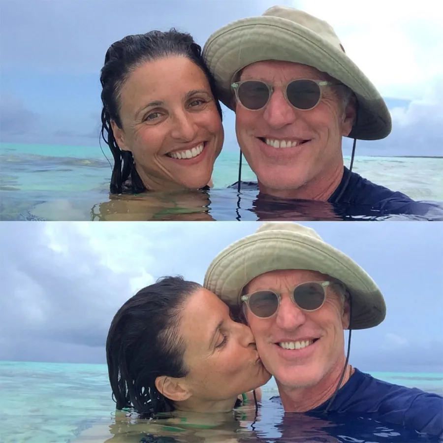 June 2021 Julia Louis-Dreyfus Family Album With Husband Brad Hall and 2 Sons