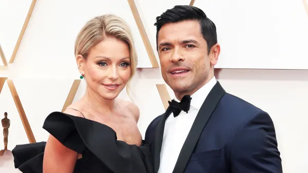 Kelly Ripa: Mark Consuelos Joked About Eating While I Gave Birth