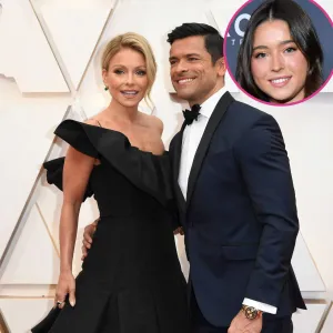 Kelly Ripa and Mark Consuelos Warn Daughter Lola About Their 'Freaky Week': 'Anything You Walk In On Is Your Problem' blue suit