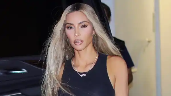 Kim Kardashian Says She's in Her 'Happy Girl Era' After Kanye West's 'Marriage Ceremony' to Bianca Censori - 097 Kim Kardashian heads out to a house party during Art Basel with sister Khloe Kardashian in Miami