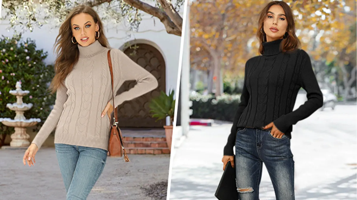 Langwyqu-Women's-Cable-Knit-Turtleneck-Sweater