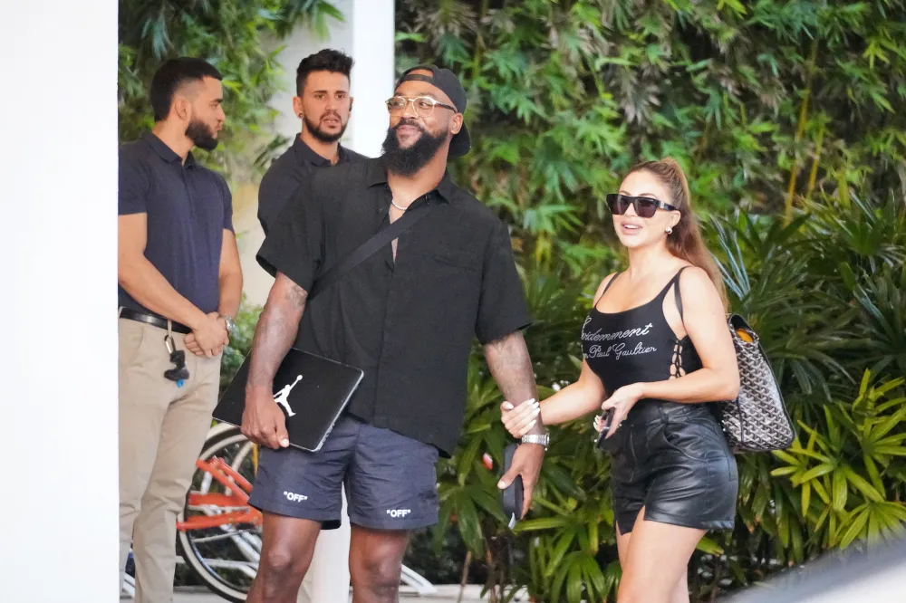 Larsa Pippen and Marcus Jordan Are &lsquo;Crazy About Each Other,' Are Still 'Trying to Play It Coy' About Their Romance - 091 EXCLUSIVE: Larsa Pippen and Marcus Jordan confirm their romance is ON as they share a smooch in Miami Beach.