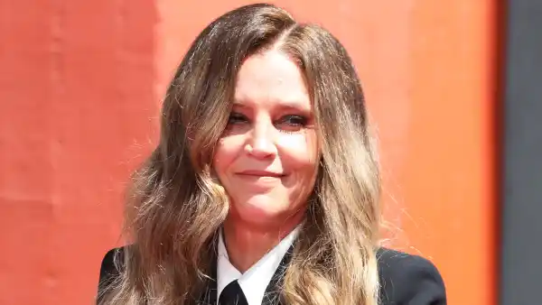 Lisa Marie Presley at the Elvis handprint