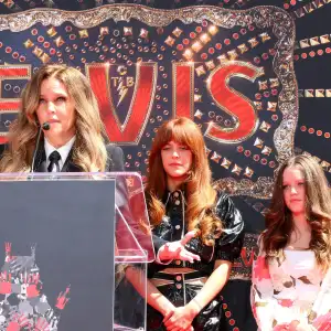 Lisa Marie Presley’s 3 Daughters Will Inherit Great-Grandfather Elvis Presley’s Graceland Estate Following Her Death - shutterstock_editorial_12994947ae Elvis Family Handprint Ceremony, Los Angeles, California, United States - 21 Jun 2022