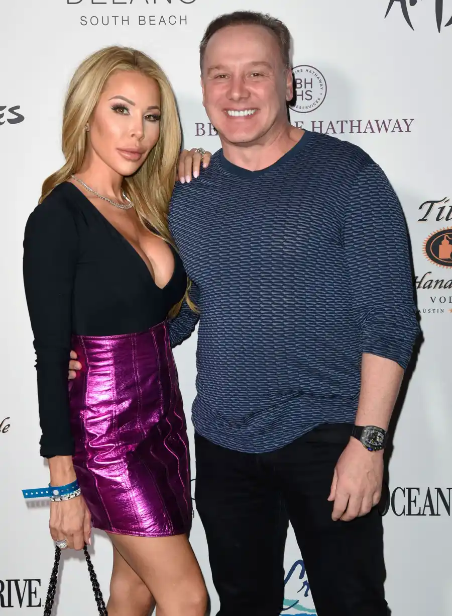 Lisa and Lenny Hochstein’s Messy Divorce: Everything to Know shiny purple skirt