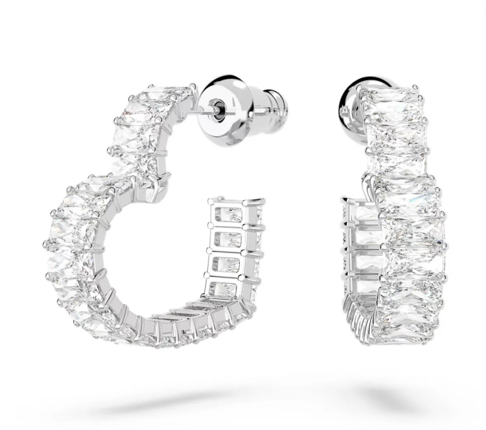 Matrix hoop earrings