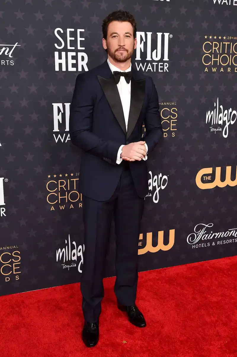 Miles Teller Red Carpet Critics' Choice Awards 2023