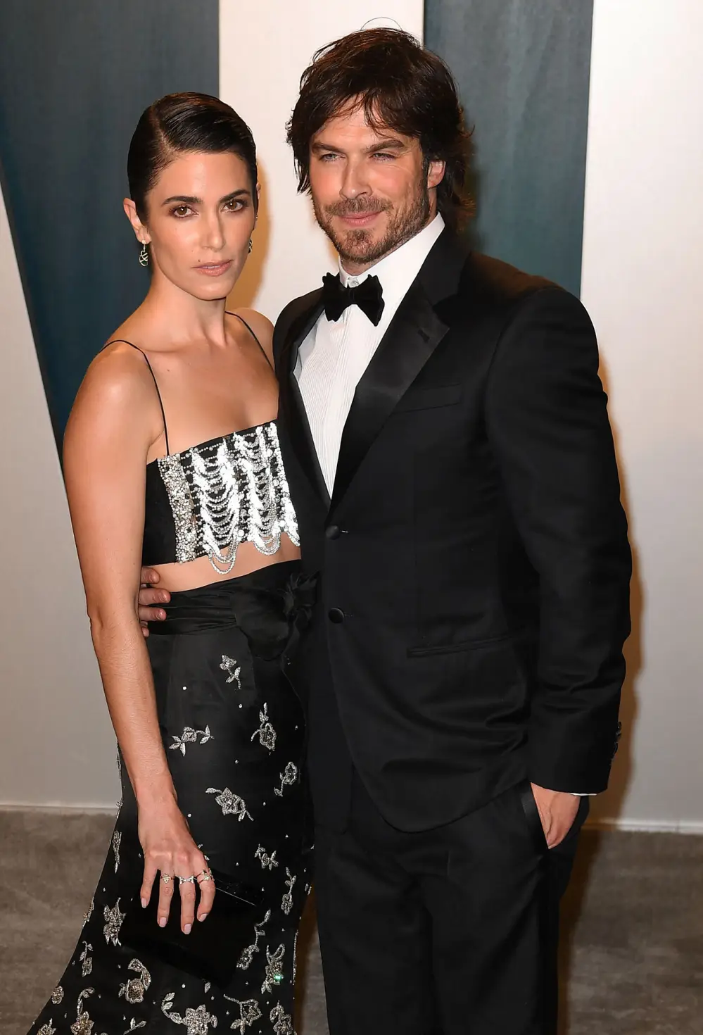 Nikki Reed Is Pregnant, Expecting Baby No. 2 With Husband Ian Somerhalder: Thank You for This &lsquo;Gift of Life and Love&rsquo; black bow tie