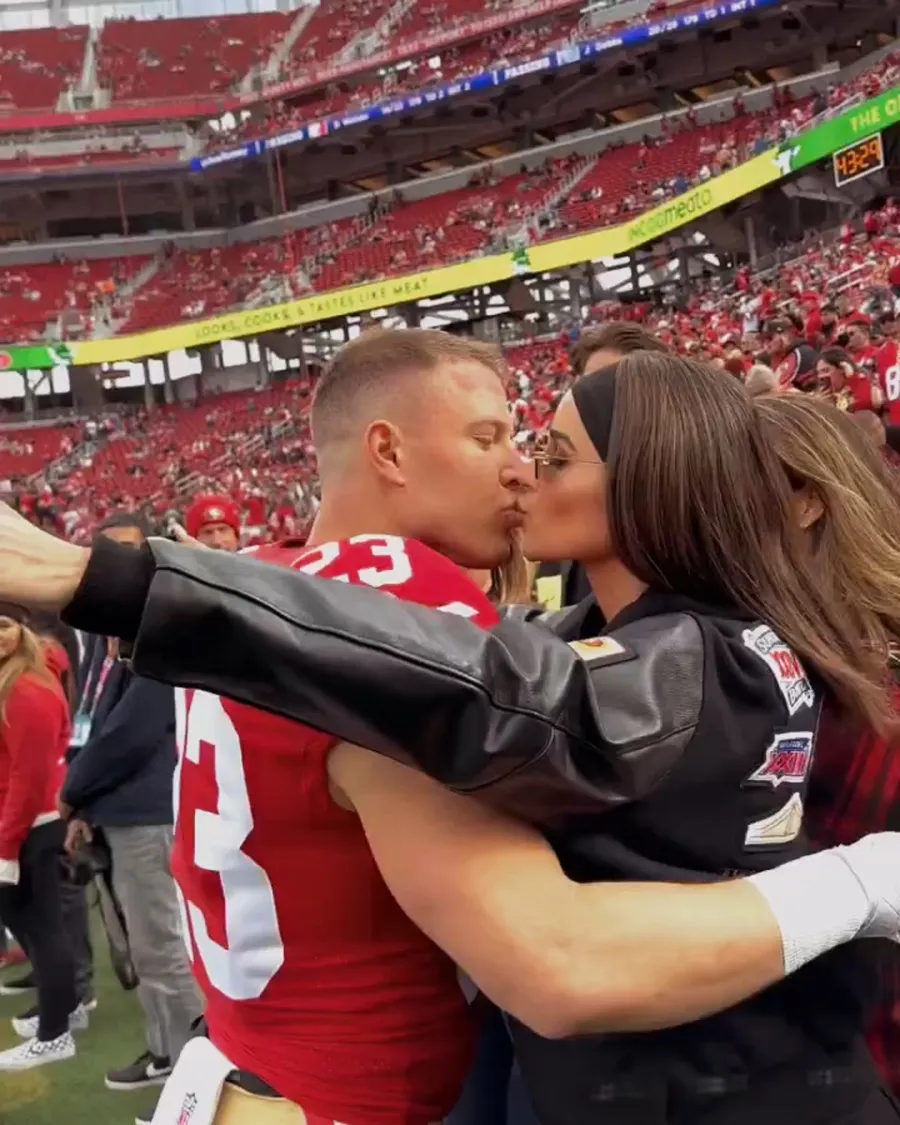 Olivia Culpo Celebrates Christian McCaffrey, 49ers Making NFC Championship