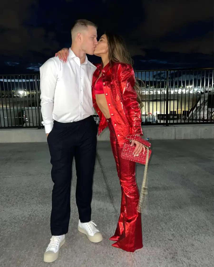 Olivia Culpo Celebrates Christian McCaffrey, 49ers Making NFC Championship