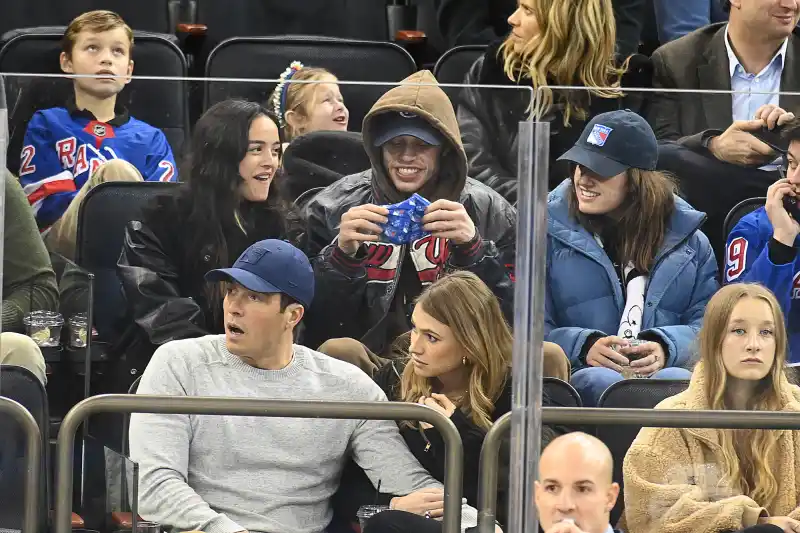 Pete Davidson’s Dating History- Ariana Grande, Kaia Gerber, Kate Beckinsale and More! - 129 Toronto Maple Leafs v New York Rangers, NHL match, Madison Square Garden, New York, USA - 15 Dec 2022