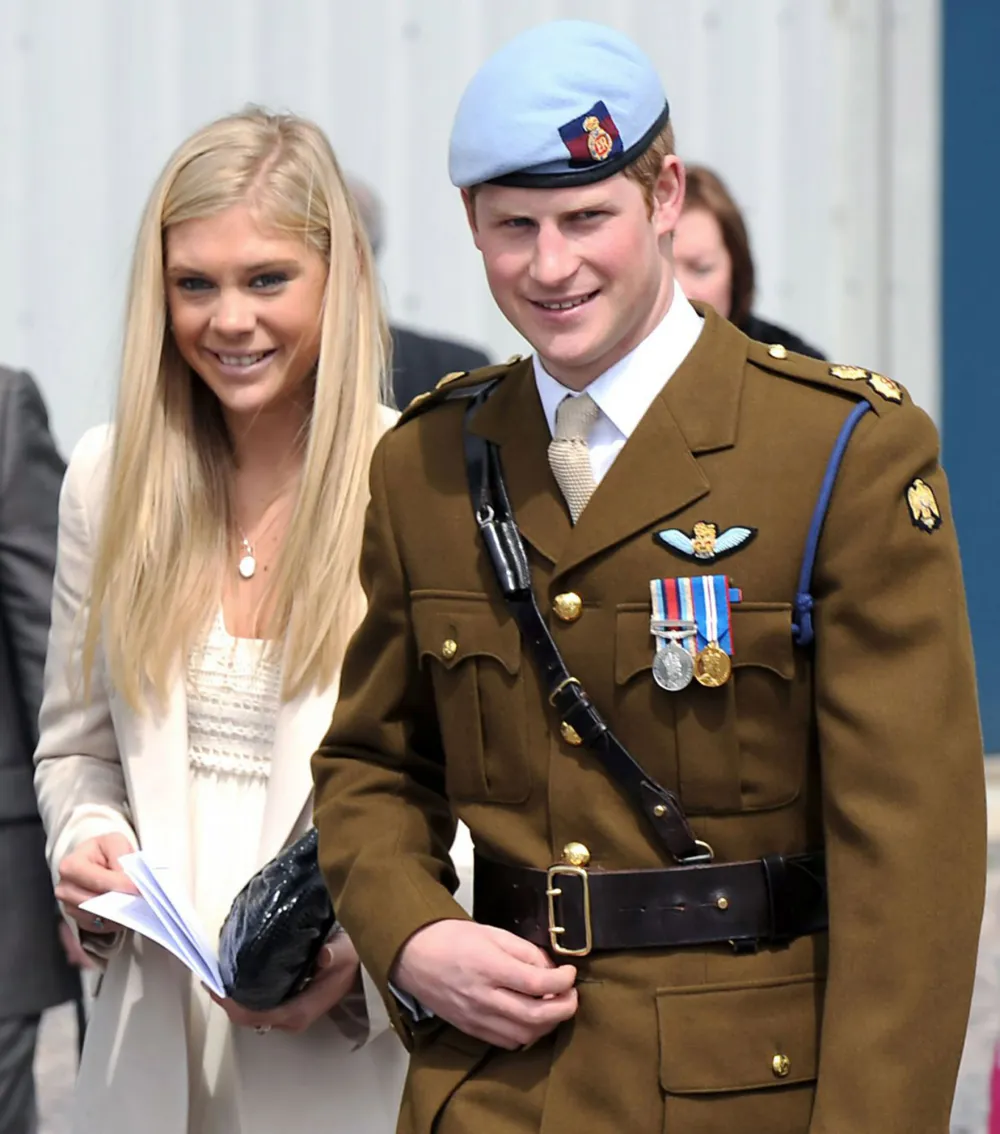 Prince Harry Felt &lsquo;A Certain Way&rsquo; Seeing Ex Chelsy Davy at Prince William and Princess Kate's Wedding brown uniform
