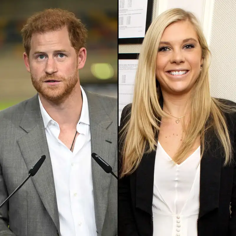 Prince Harry Felt ‘A Certain Way’ Seeing Ex Chelsy Davy at Prince William and Princess Kate's Wedding black blazer