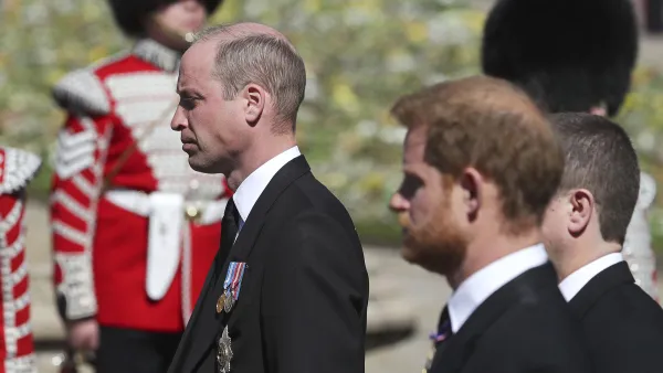 Prince William Ignores Reporter Who Asked If He’s Read Prince Harry’s Memoir - 072 Prince Philip Funeral, Windsor, United Kingdom - 17 Apr 2021