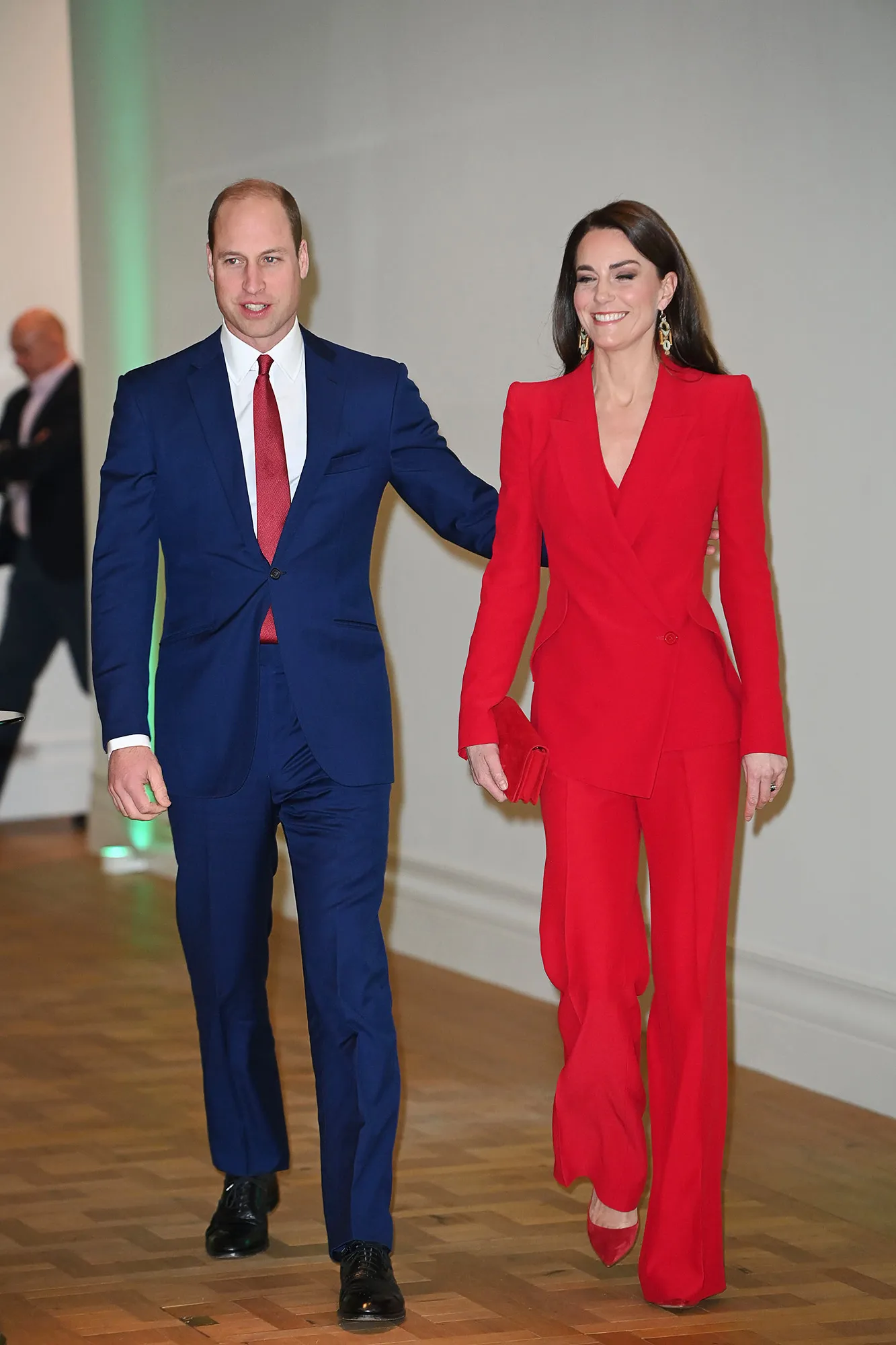 Princess Kate Leaves an Impression With Stunning Red Pantsuit at BAFTA Event Ahead of Early Years Campaign Launch - Shaping Us Campaign