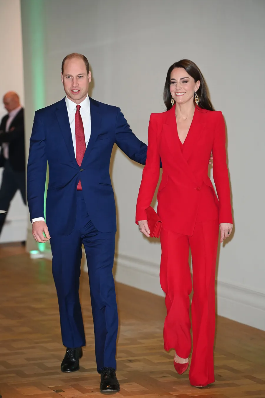Princess Kate Leaves an Impression With Stunning Red Pantsuit at BAFTA Event Ahead of Early Years Campaign Launch - Shaping Us Campaign
